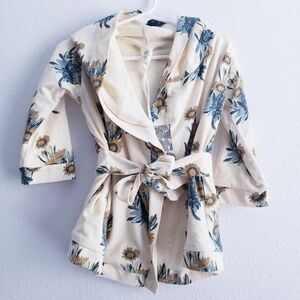 Kate Quinn Floral Wrap Bath Robe New With Tags
